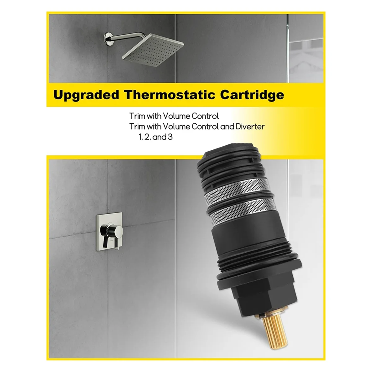 【prix-drop】{cartouche-thermostatique-adaptee-aux-douches-hansgrohe-adaptee-aux-remplisseurs-de-baignoire-thermostatiques-a-deux-trous-et-a-trois-trous-3-4-pouces