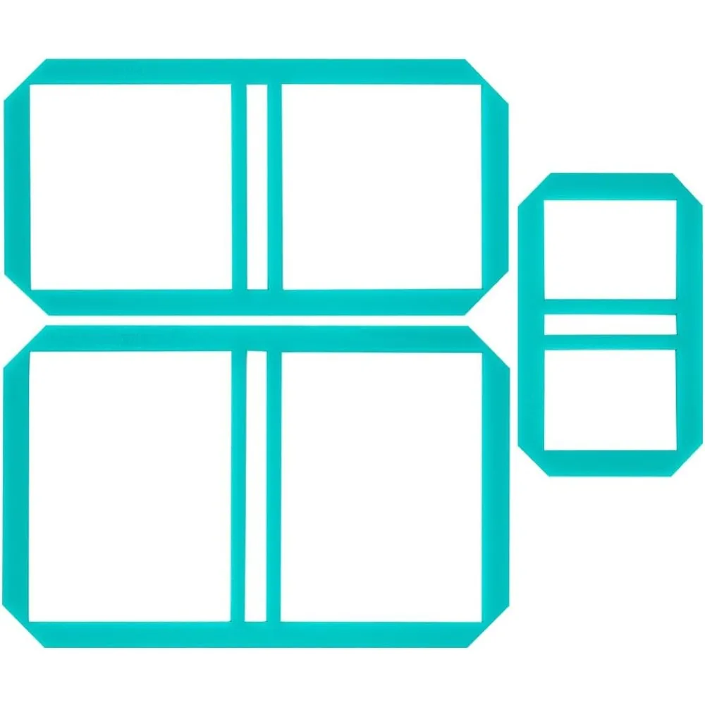 

3 шт., мини-инструмент для переплета книг, акриловые липкие заметки, переплет, руководство, трафарет, шаблон, линейка для переплета, набор инструментов для скрапбукинга