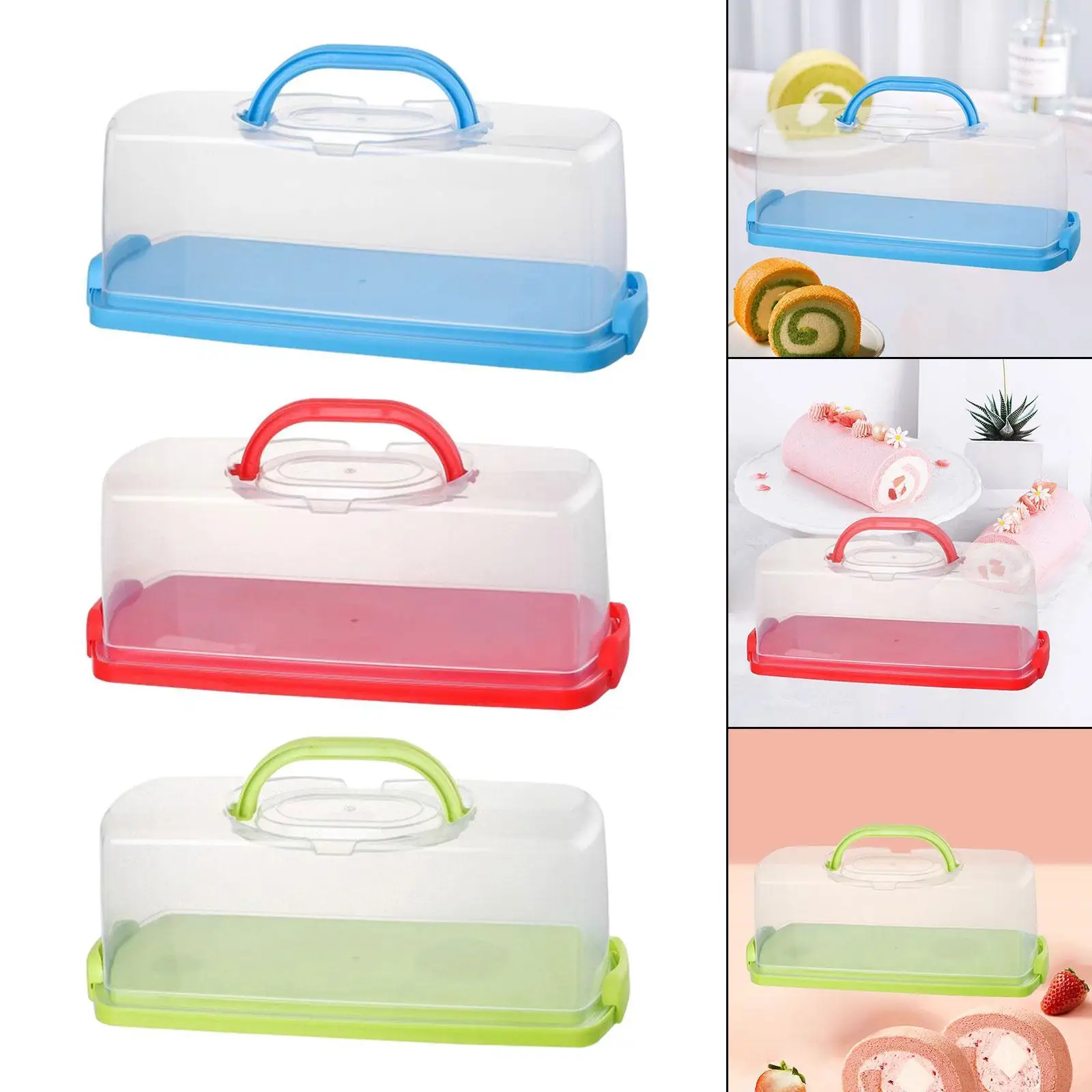 Rectangular Bread Box Loaf Cake Storage Container Box for Graduation Picnic