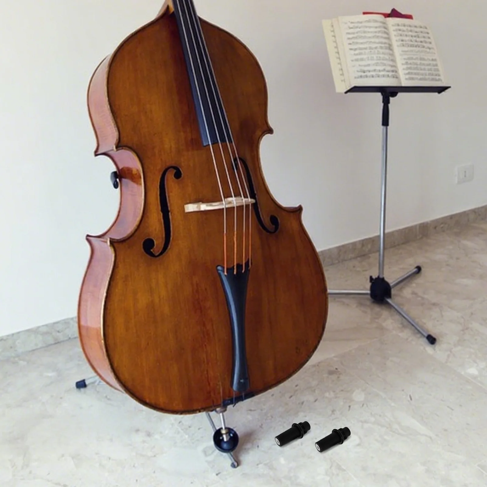 

5Pcs Cello Endpin Stopper Anti-Slip Rubber Floor Protector Cover Stable Support Cushion for Cello Performance Accessories