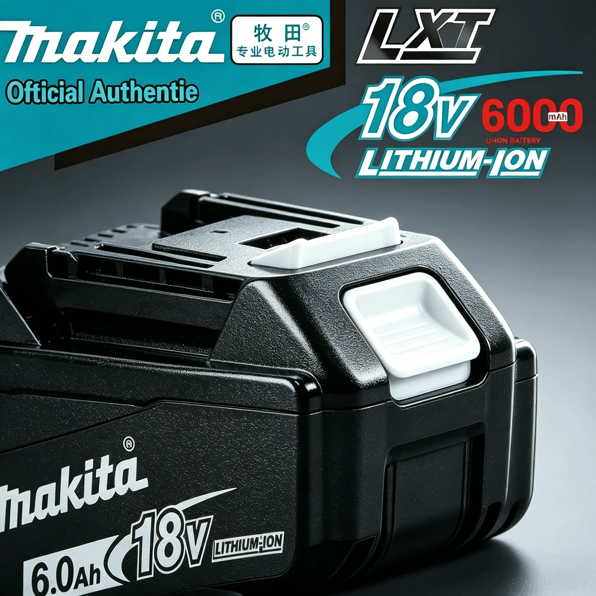 

Аккумулятор Makita 18В 6.0Ач BL1860, замена для BL1840 BL1850, для электроинструментов