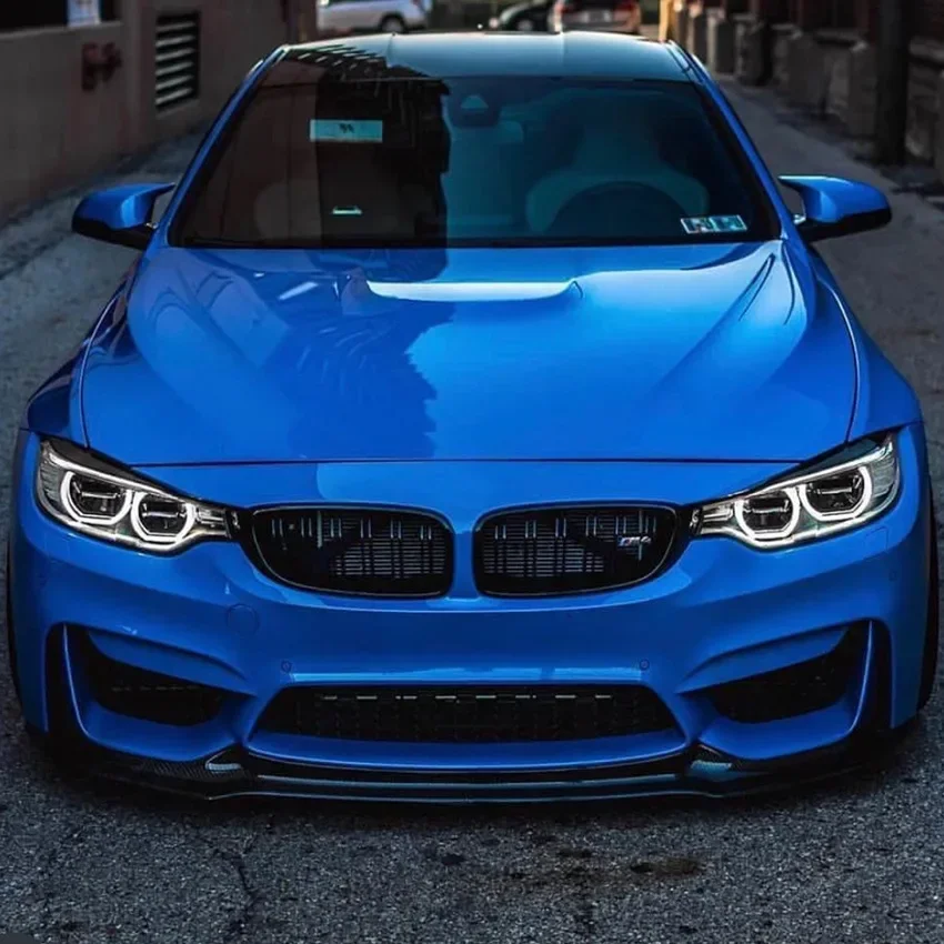 for 2015-2020 BMW M3 F80 M4 F82 F83 car front bumper lip spoiler splitter diffuser splitter cover bumper kit modification