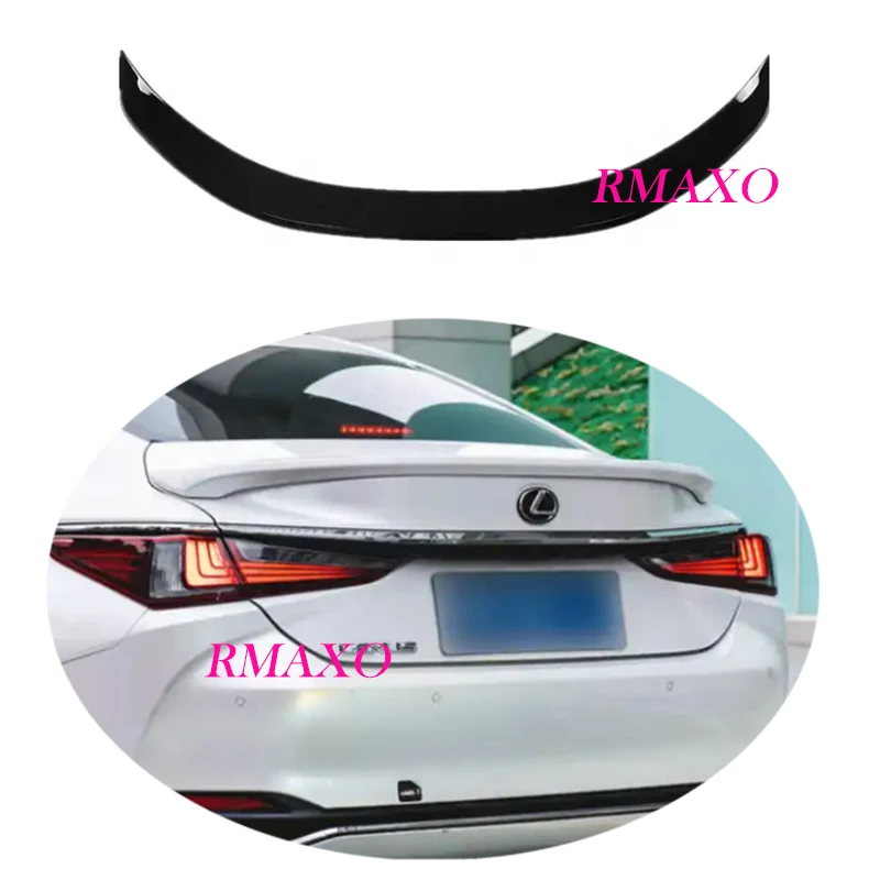 For LEXUS ES260 ES300 ES200 Spoiler 2018-2019  High Quality  ABS Material Car Rear Wing Primer Color Rear Spoiler