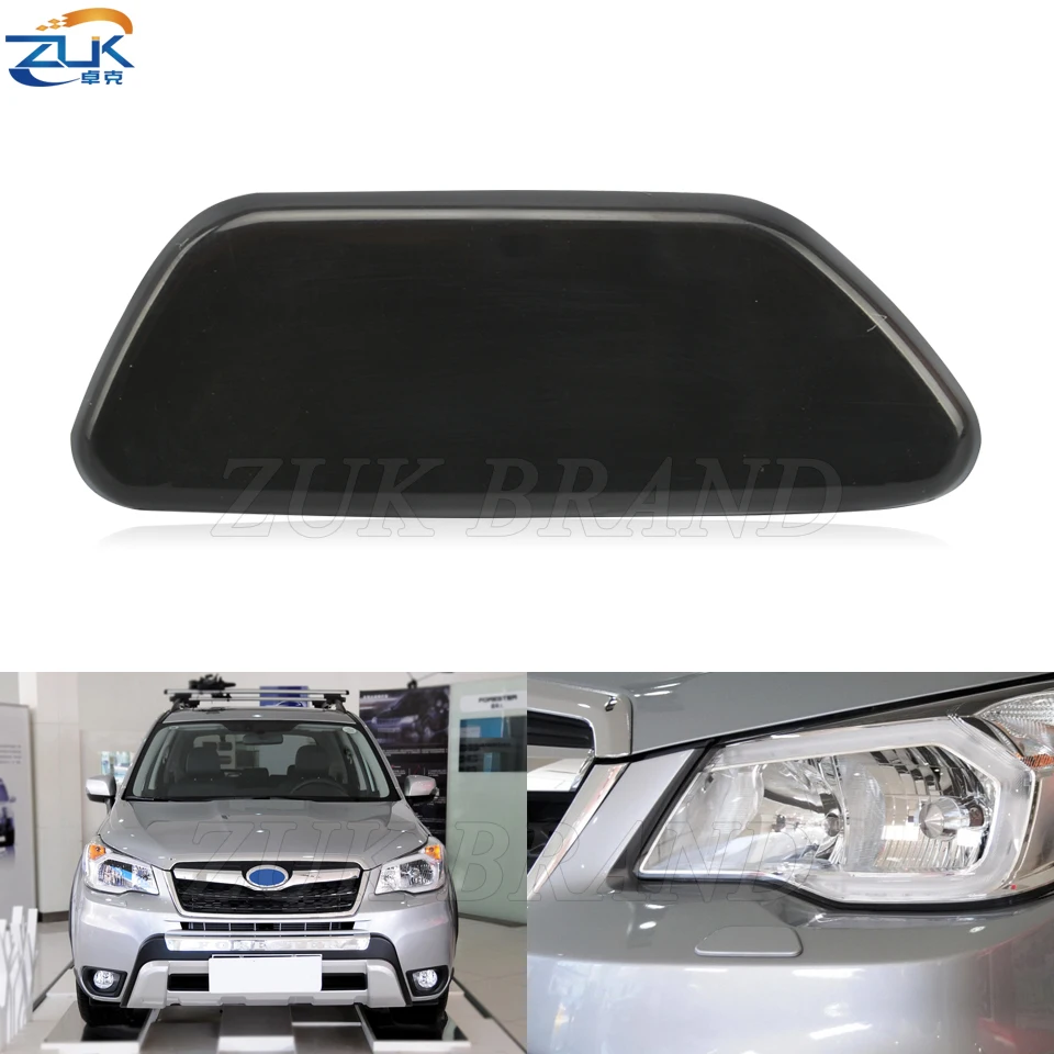 ZUK Car Accessories Front Bumper Headlight Headlamp Washer Nozzle Cover For Subaru Forester SJ Basic 2013 2014 2015 Unpainted