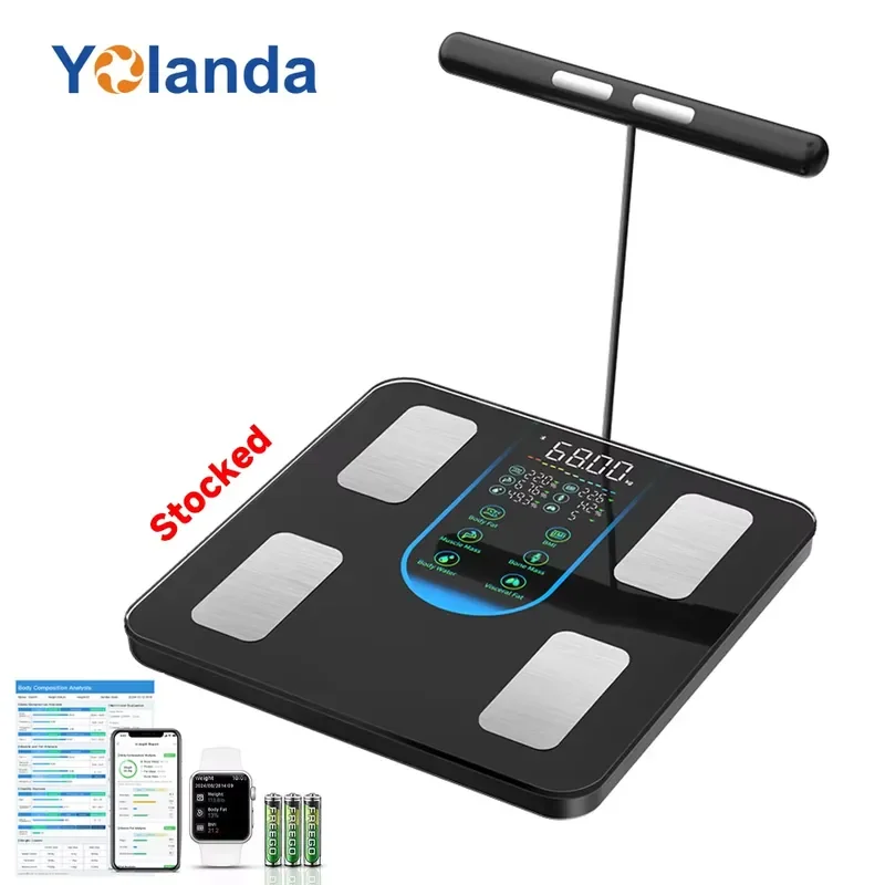

【CHIMU HOME】8 Electrode Body Scale, BMI Body Composition Scale Rechargeable Lightweight for Home Gym