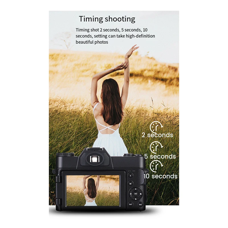 4K WIFI Web Cam 48MP Streaming Camcorder Camera Digital Camera With Wide Angle Lens