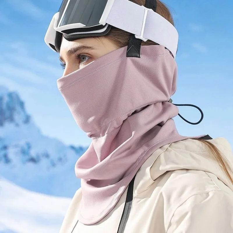 

Winter Unisex Fleece-Lined Neck Gaiter/Balaclava – Skiing/Cycling, Warm, Cold/Wind-Resistant, Ear-Warming