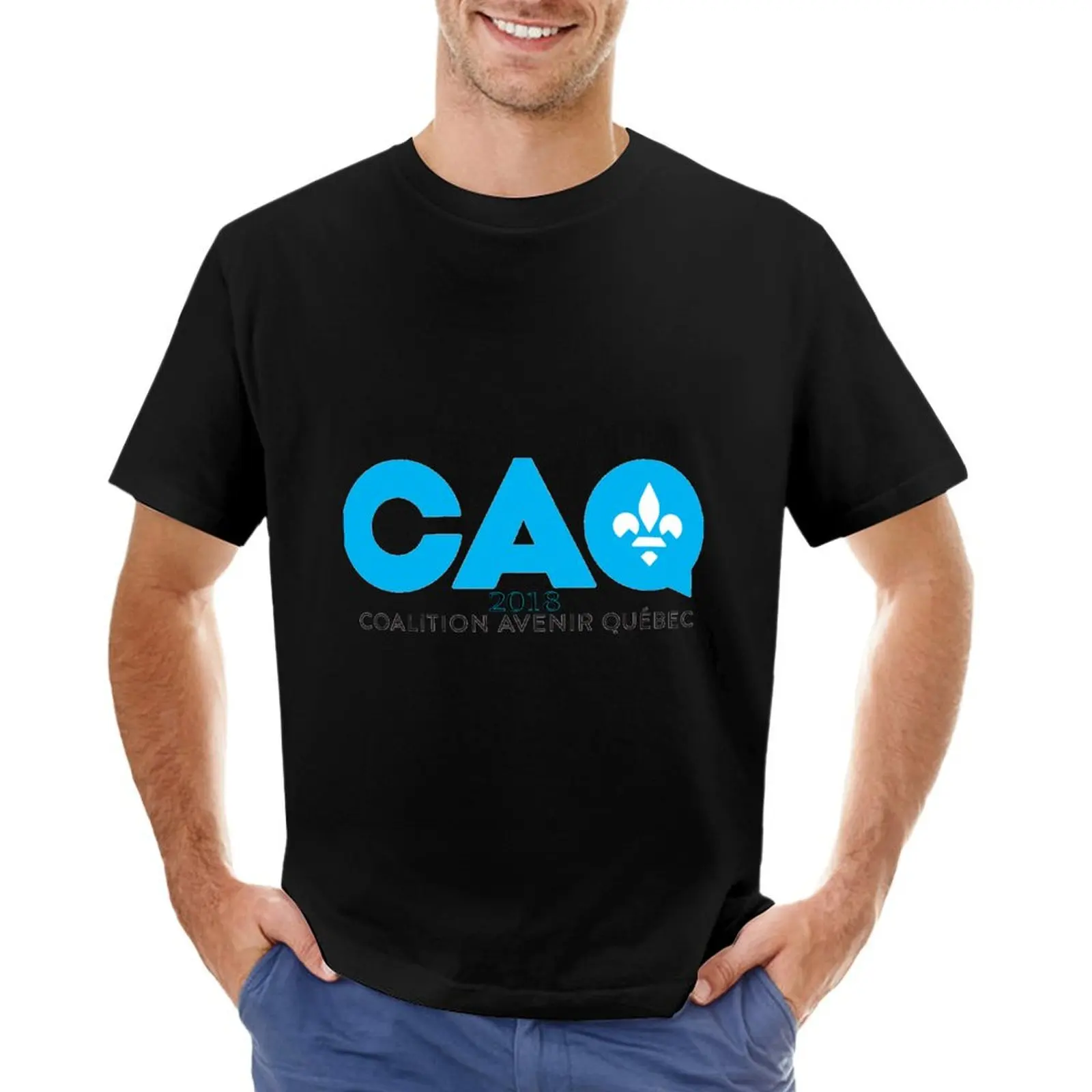 Coalition Avenir Québec (Coalition for Quebec's Future) Logo for Light Colors T-Shirt shirts graphic tees men clothes