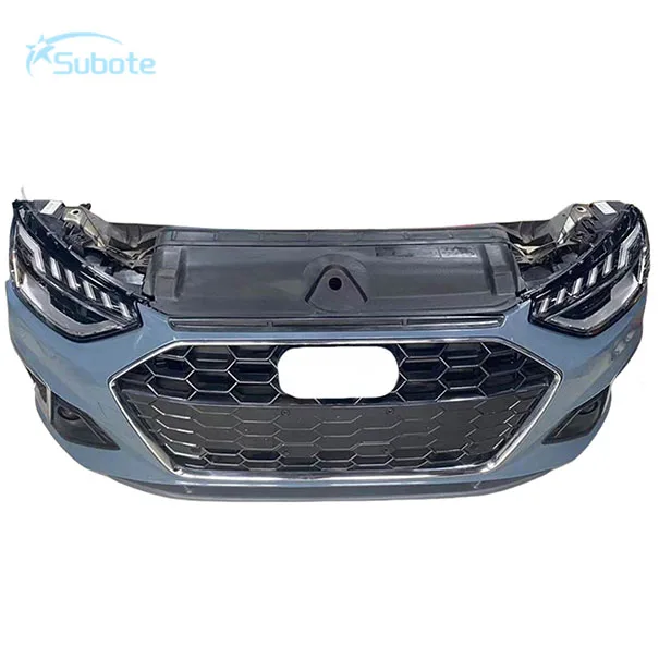 Suitable for A4 Original Body Kit High-Quality Front Bumper with Grille Radiator Headlight and Front Bumper Assembly
