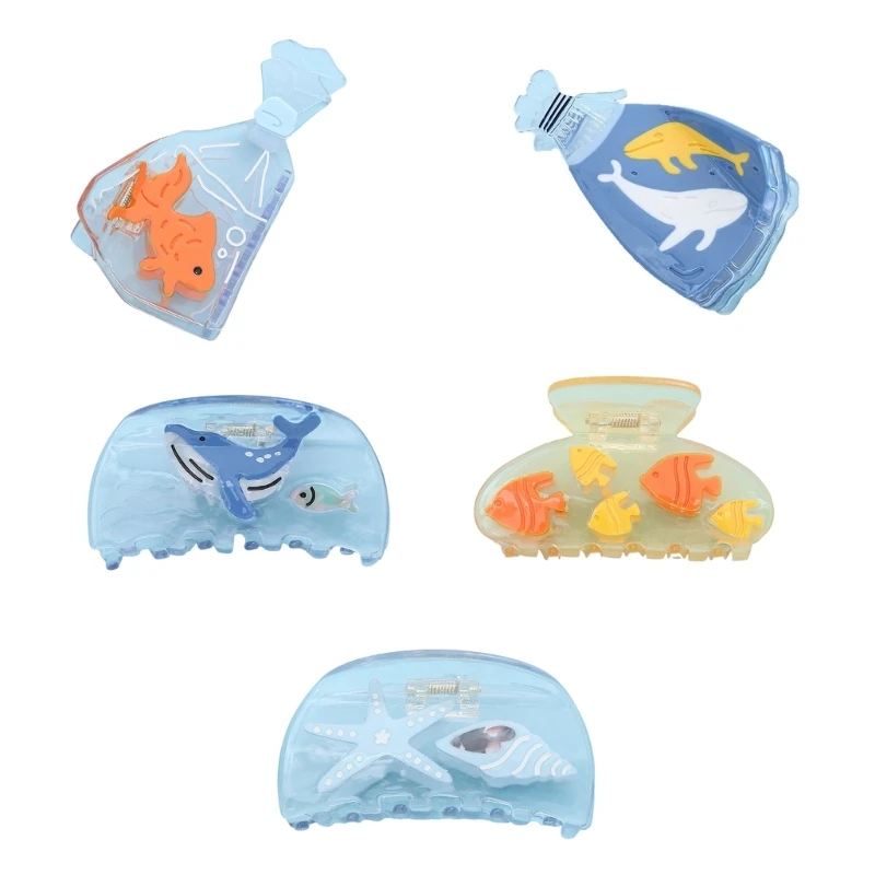 

Fashionable Wide Hair Clip Clamp Claw Clip Hair Barrettes Delicate Large Headgear Hair Styling Tool Casual Wear 15UB