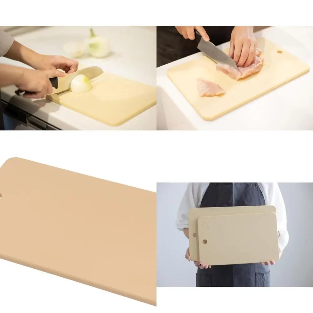 

Japanese Made Medium Rubber Cutting Board - Non-Slip, Knife-Friendly, Dishwasher Safe, 13.54x8.38x0.39 inches