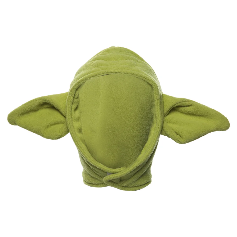 Yoda Baby Adult Grogu Hat with Ears Green Plush Hat Animal Headband Cute Hats Cosplay Accessories Halloween Carnival Disguise view 4