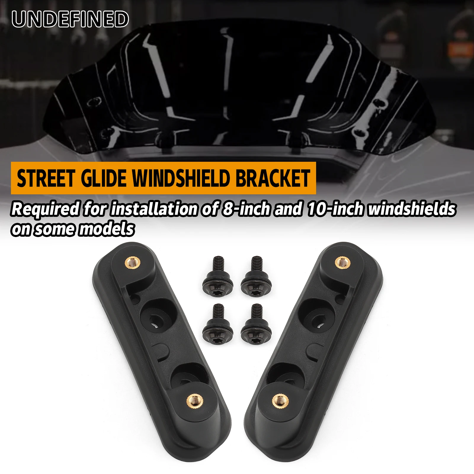 

2023 NEW Motorcycle Tall Windshield Mounting Kit bracket For Harley CVO Street Glide 2023 2024 FLHXSE models