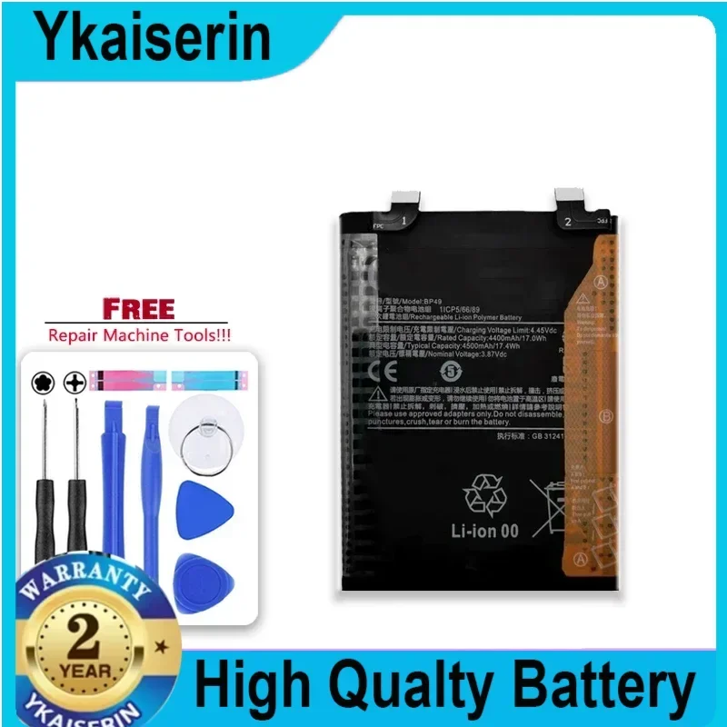 

4500mAh Replacement Battery BP49 for Xiaomi Poco F4 5G for Redmi K40S Portable Mobile Phone Batteries Warranty + Track Code
