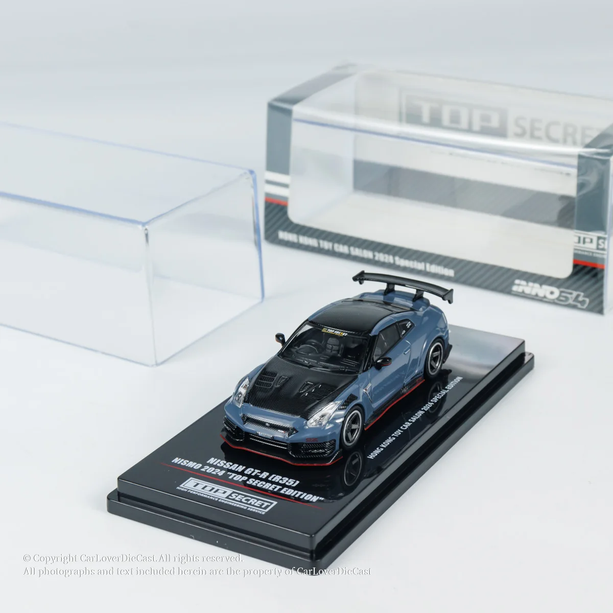 INNO64 MODEL  1:64 nissan GTR R35 NISMO 2024 hongkong diecast alloy car model