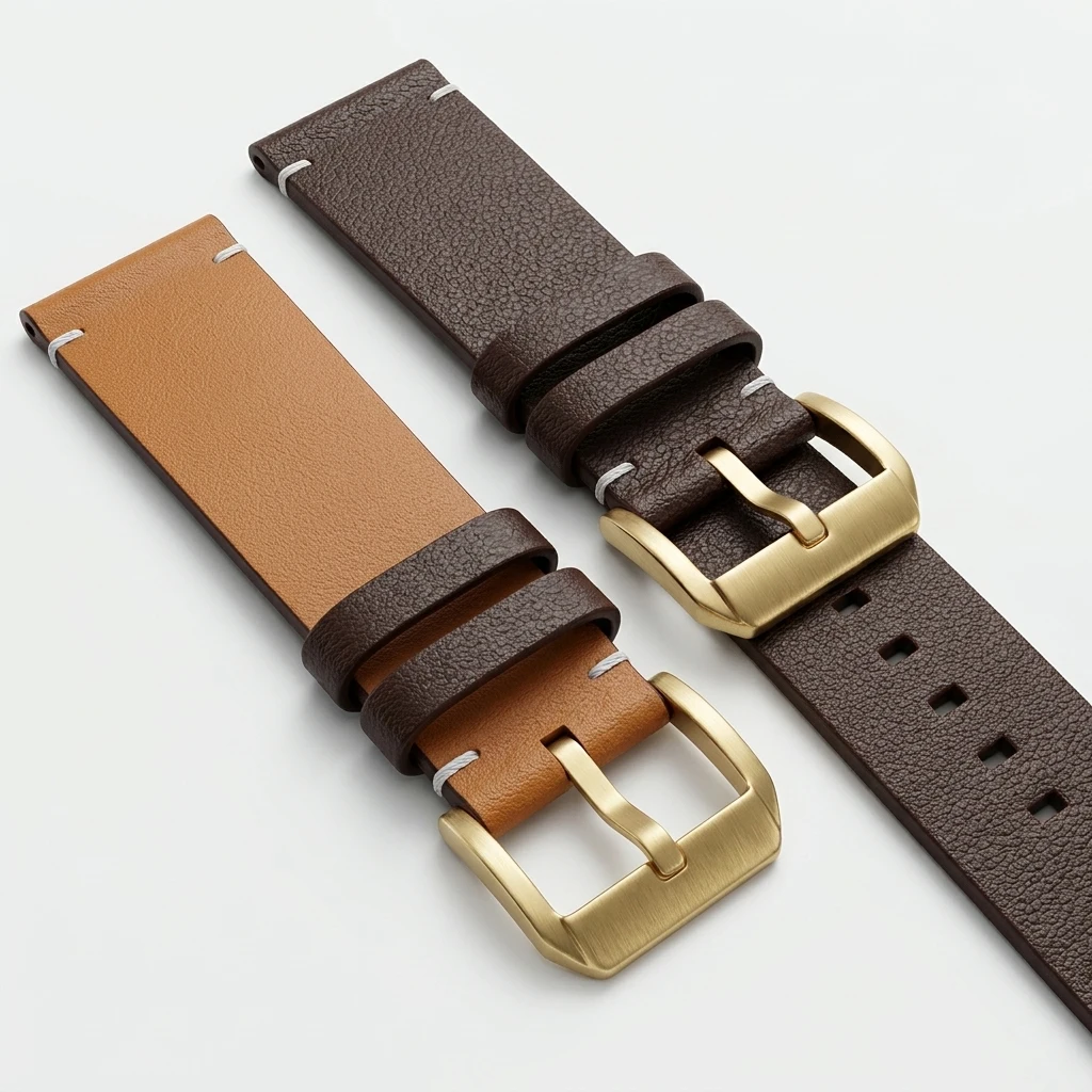 Wholesale 20pcs Watchband Buckle Stainless Steel Middle Brushed Strap Clasp Silver Gold Black Watch Accessories 16 18 20 22mm