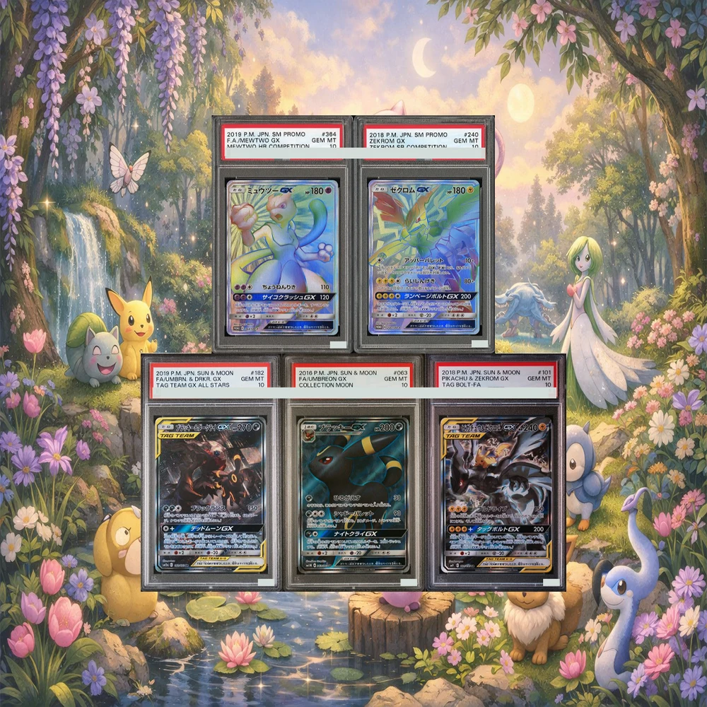 

SM #182 TAG TEAM All Stars DIY Proxy PTCG Collection Card Umbreon Darkrai Gx 2019 Japanese GEM MT 10 Card HOLOGRAPHIC Label Gift