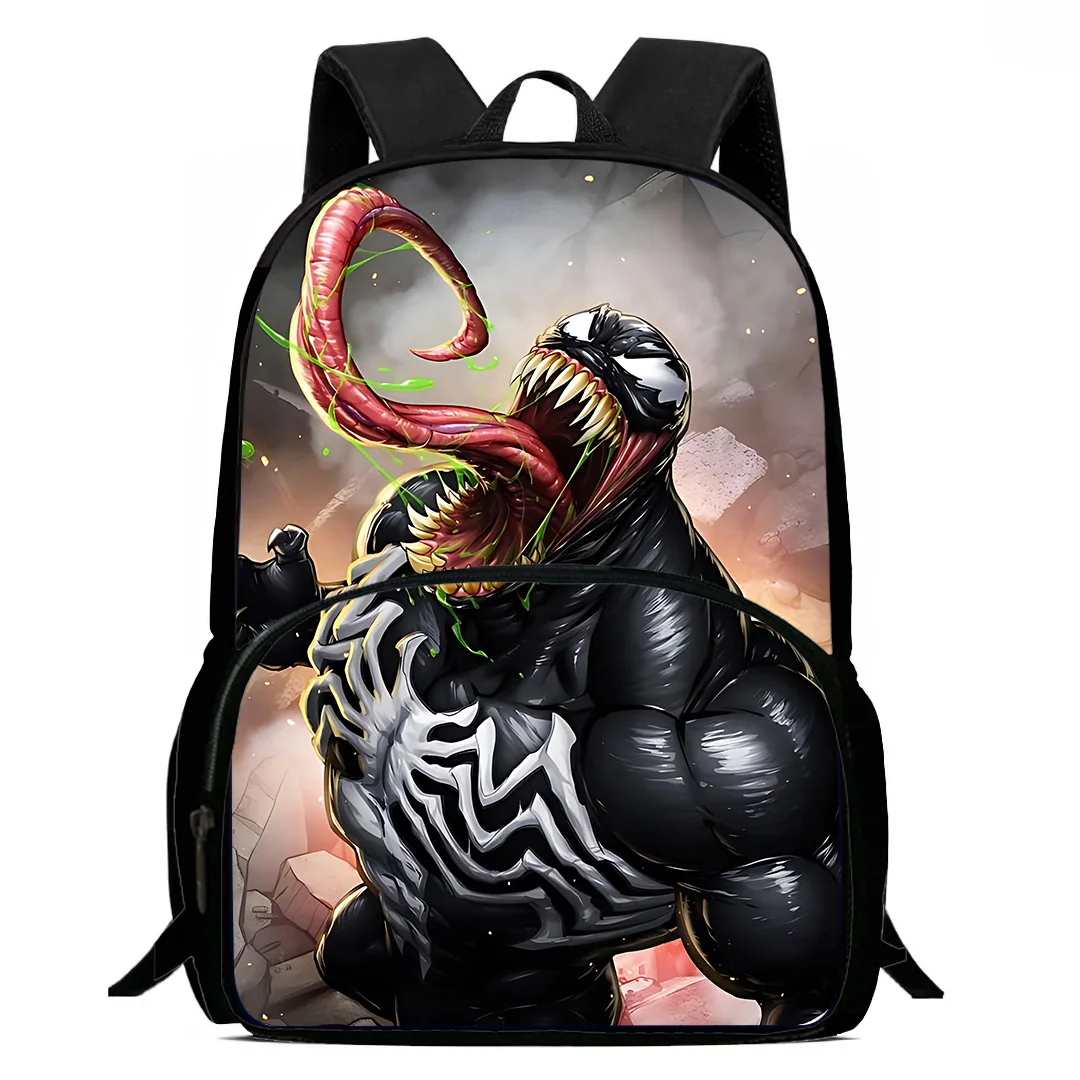 Kids Movie Venoms Backpacks Boys and Girls Student Birthday Gift Child School Bags Large Capacity Camping Durable Rucksack