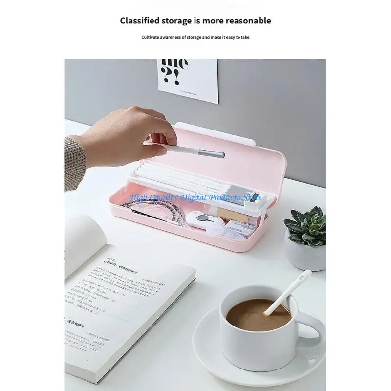 U2JE Pencil Case Kids Students Desktop Organizers Stationeries Storage Pen Holders