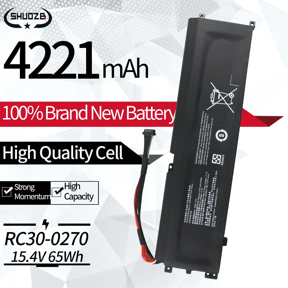 

New RC30-0270 RZ09-0270 Laptop Battery For Razer Blade 15 Base Stealth 2018 Series Notebook RZ09-03006 RZ09-02705E75-R3U1 15.4V