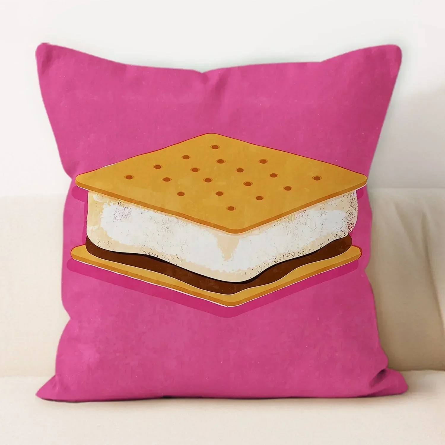 Cute Dessert Food Pillow Cushion Throw Pillow for Sofa Couch Seating Accent Home Decor Gift18x18 inch