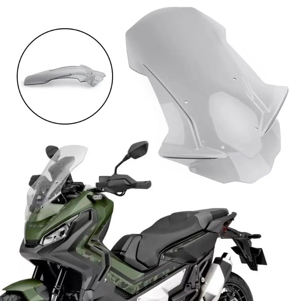 Areyourshop For Honda 2107-2019 X-ADV 750 2018 ABS Plastic Motorcycle Windshield Windscreen