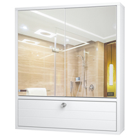 Mirror Cabinet wardrobe bathroom, wall wardrobe with mirror, bathroom mirror cabinet wardrobe hanging wardrobe Wood, bathroom mirror medicine wardrobe