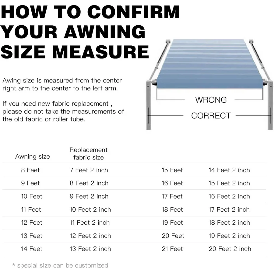Durable Vinyl Roller Tube for RV Van SUV Patio Awning Replacement in Blue Strip Ideal for Camping Outdoor Shelter Vehicle Prote