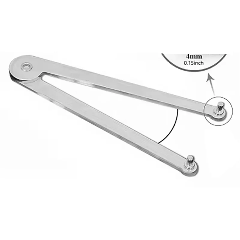 

A98E-Universal Adjustable Angle Grinder Wrench Pin Wrench, Hand Wrench Pin Pliers Round Nuts Suitable For Angle Grinders