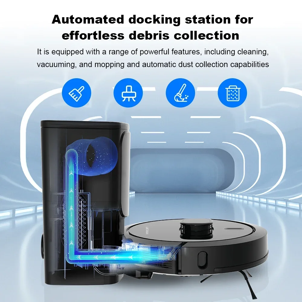 G7 Multifunctional Smart Clean Robot Vacuum Cleaner Sweep and Wet Mopping Self Cleaning Washing Robot Vacuum Cleaner