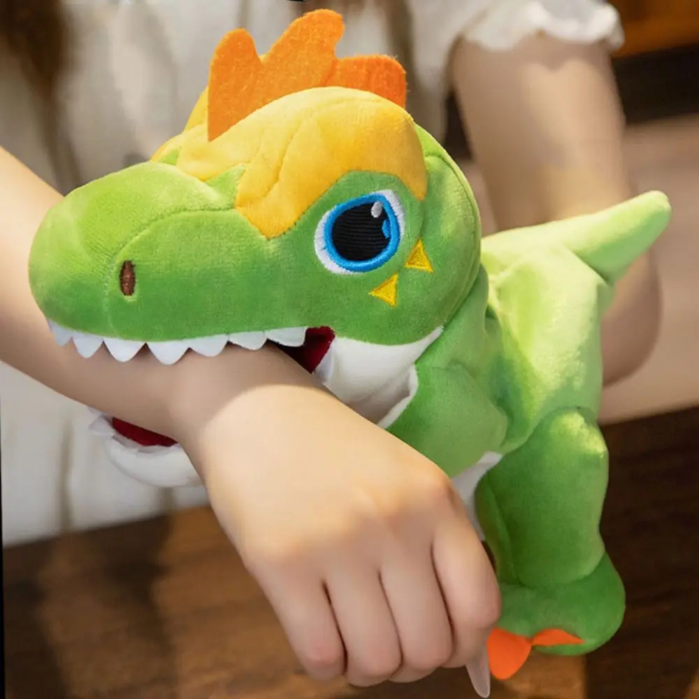 Tiranosaurio Rex Animal marioneta de mano muñeco de peluche narración de historias juguetes de dinosaurio de peluche simulación de educación temprana