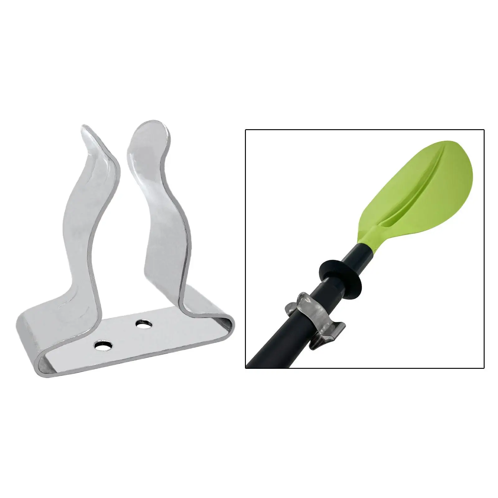 Boat Hook Holder Spring Clip Snap Hook Holding Clip Durable Marine Spring Clip for Paddle Yacht Oar Boat Hook Gaff