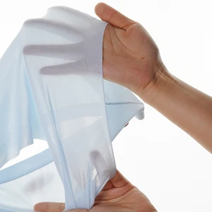 5 Paare/viele Seidenunterwäsche Herreneis Sommer transparenter Sex mit sexischem Trocknen auf atmungsaktives Mode Ultra-Fine-Höschen 10 Hauptverkäufe Mens Cueca transparent - №9