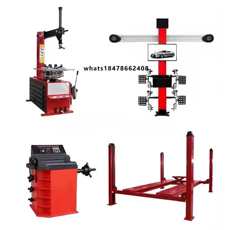 Automobile 3D four-wheel positioning equipment 4-column car lift disassembly   maintenance equipment Maximum load-bearing 150 kg