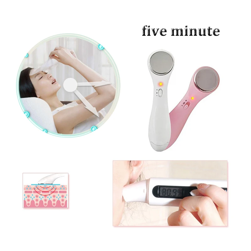 Wholesale Antiaging Machine High Frequency Ultrasonic Facial Beauty Device Ionic Face Cleaner Wrinkle Removal Skin Lift Massager