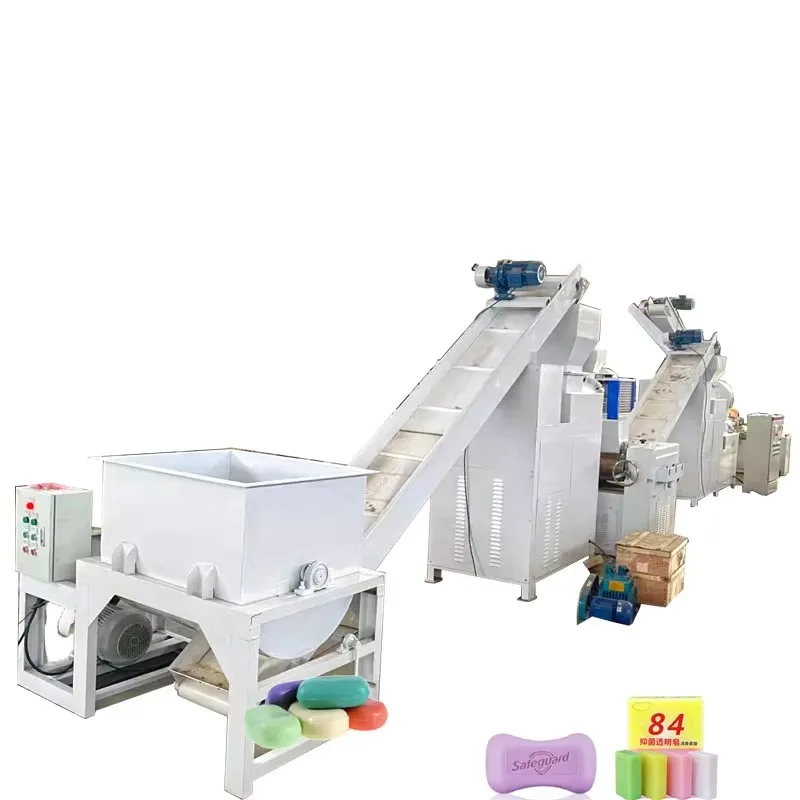 Soap Maker Production Line High Quality Mini Small Liquid Bar Motor Provide Soap Extruder Soap Mixer