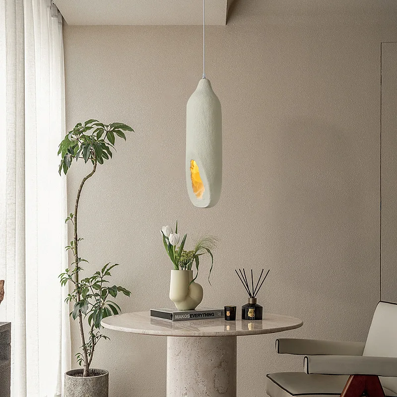 Wabi Sabi Clothing Store Home Creative Design Pendant Lamps Nordic Water Bottle Shaped 63cm High Bedroom Restaurant Droplight