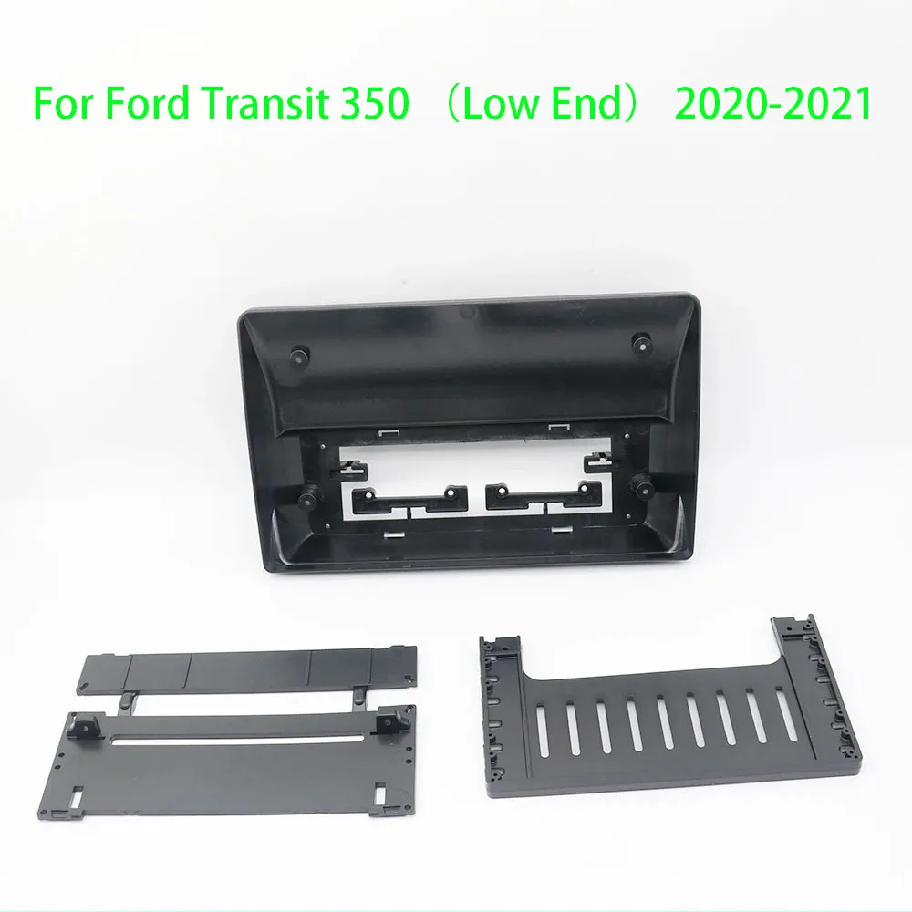 10 Inch Adapter Android Dash Fitting Panel Kit Car Radio DVD Player Fascias Frame For Ford Transit 350 Low End 2020-2021