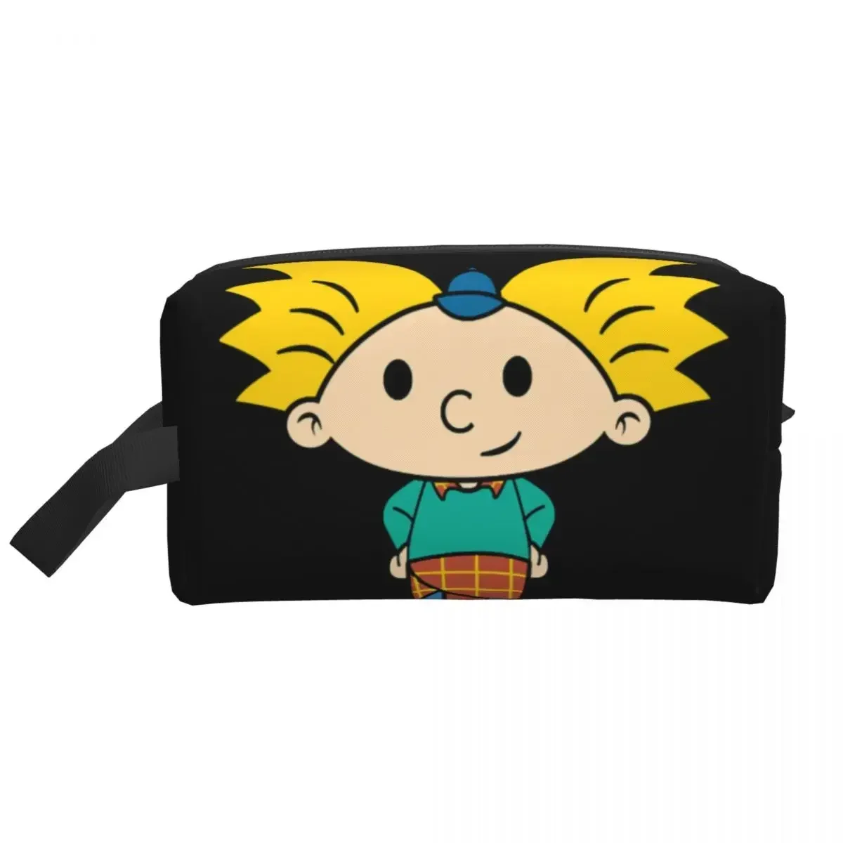 Custom Cartoon Tv Helga Pataki Toiletry Bag for Women Hey Arnold Makeup Cosmetic Organizer Lady Beauty Storage Dopp Kit Case