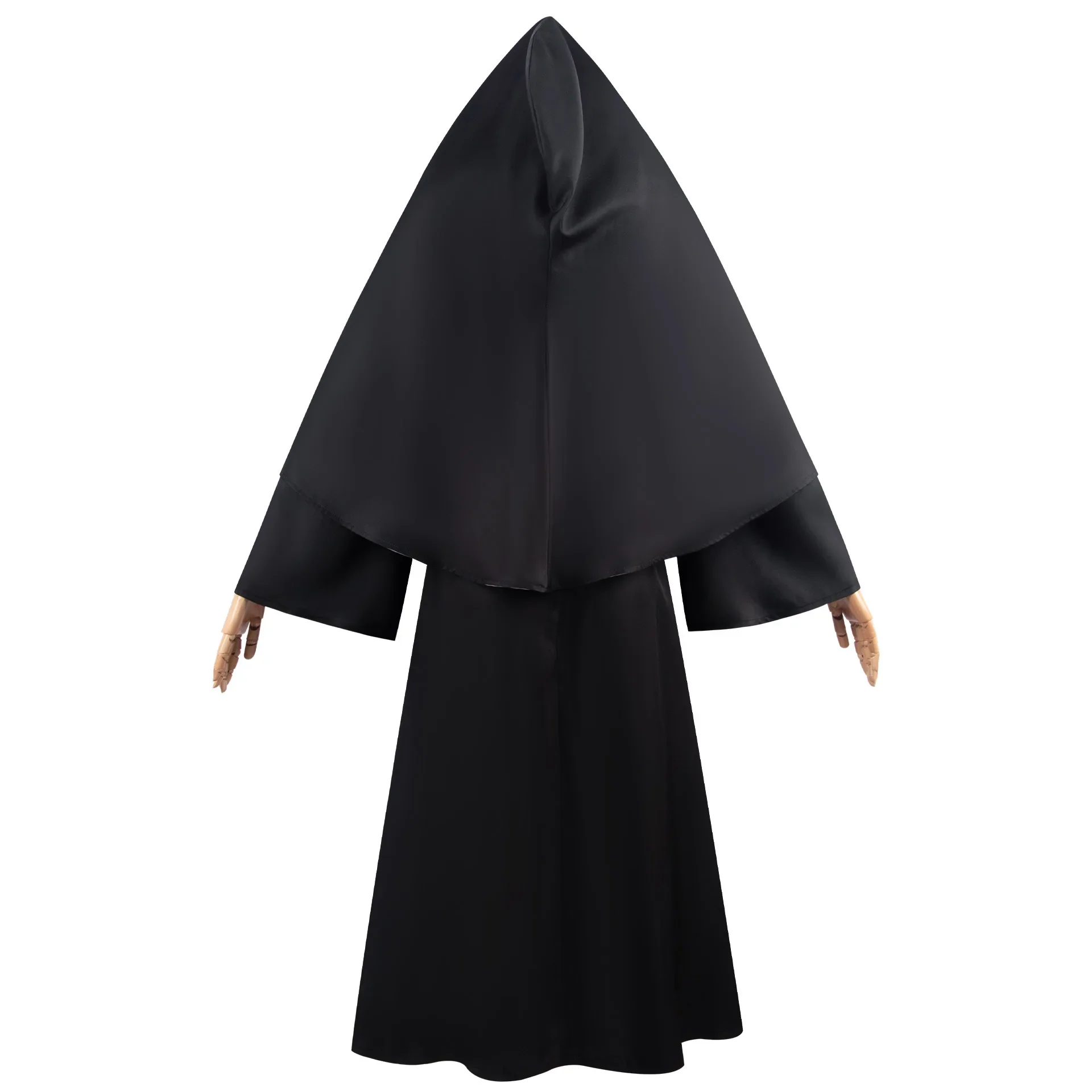 The Nun Cosplay Costume Horror Films Cosplay Cross Ghost Halloween Costume The Conjuring Black Dress Women Halloween Costume