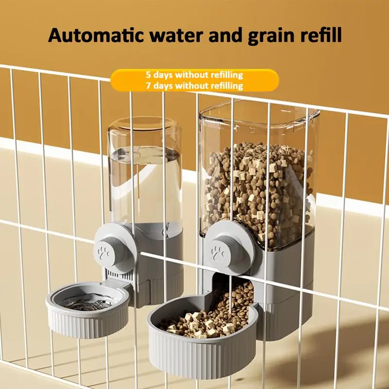 Automatic Feeders Food And Water Dispenser For Pets Automatic Pet Feeder Detachable Dry Food Hang Dispenser Automatic Cat Food