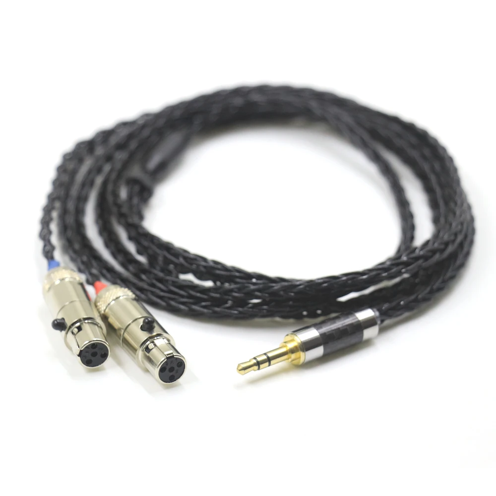 Haldane HIFI 블랙젤리 하이엔드 타이완 7N Litz OCC 헤드폰 교체 업그레이드 케이블, HDD HPC1 2 3 4 5 HDD폰 HEDD 오디오용