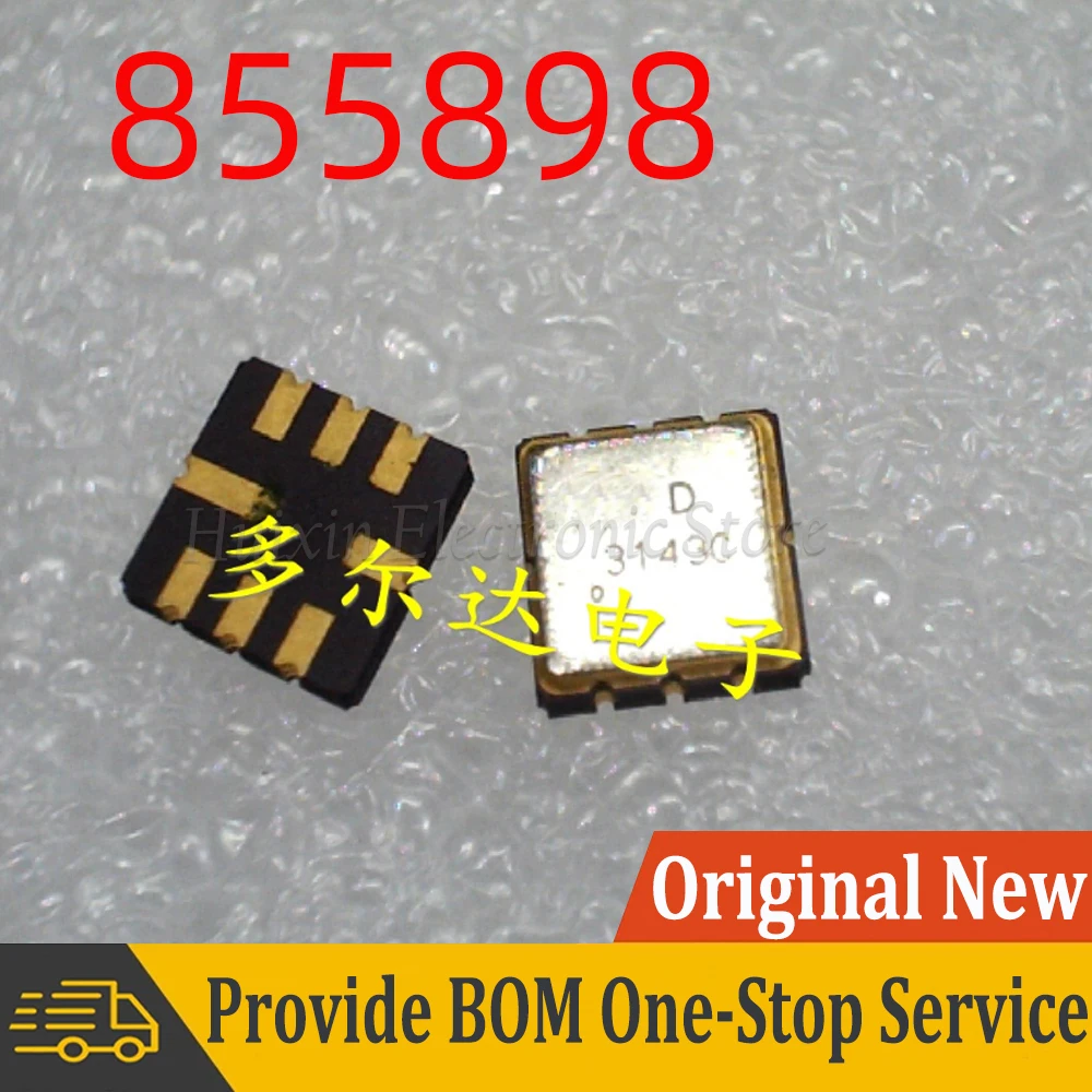 

2pcs 855898 Center Frequency 374MHz SAW Filter Low loss Bandpass Filter Bandwidth 17MHz