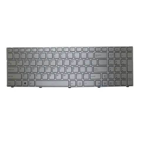 Laptop Keyboard MP-13A83US65287 13A85280USL-H 0KN0-CN6US12 United States US New With Silver Frame