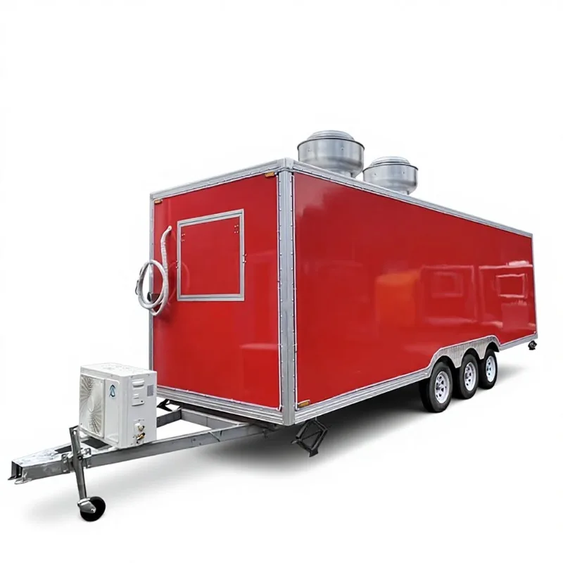 CAMP Catering Food Trailer, Mobile Food Truck, Pizza Hot Dog Truck, Kebab Kitchen, Stainless Steel Snack Truck, Candy Truck