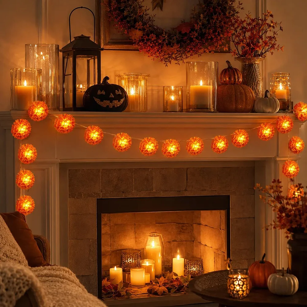 3 m lange mexikanische Ringelb – Halloween Led String Lights Orange Bewertung und Preis