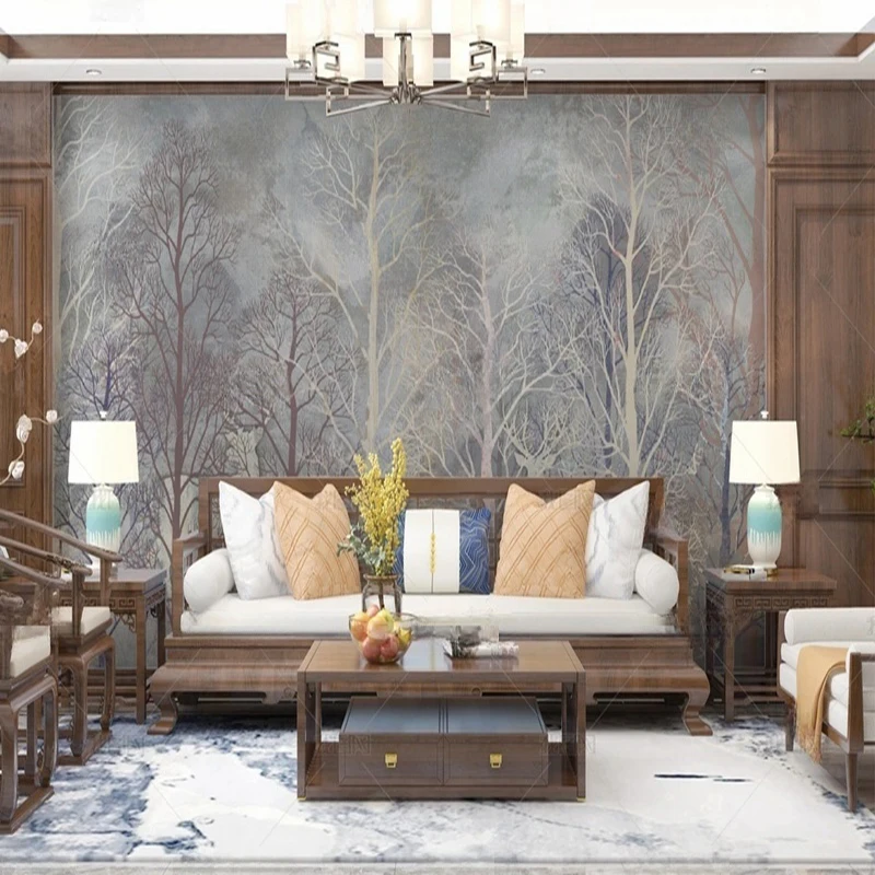 

MU8425 Photo Wall paper Chinese Modern Gold Marble Abstract Mural Wall Cloth Living Room Office Sofa Wall Covering Decor Fresco