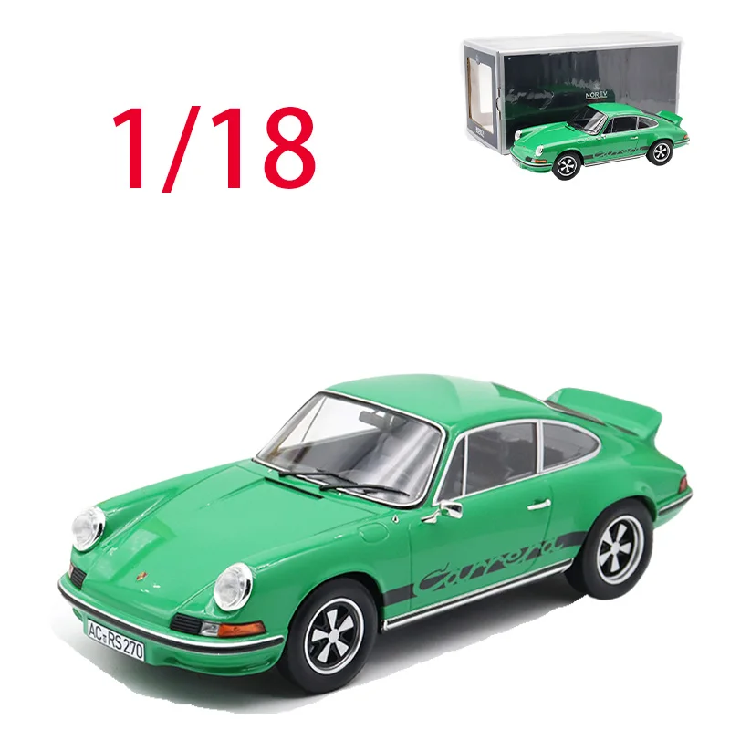 

NOREV Diecast 1/18 Scale Porsche Alloy Car Model Porsche 911 Carrera RS 1973 Play Vehicles Toys for Boys Original Box