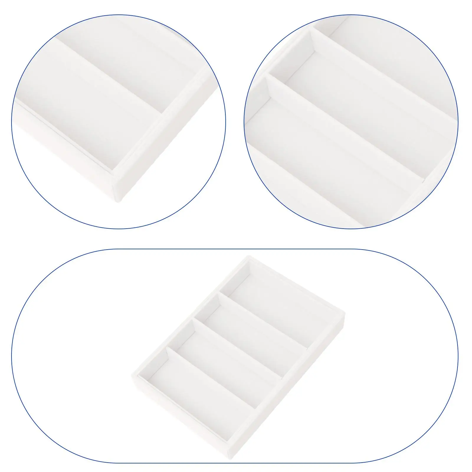 صينية تنظيم النظارات الشمسية، علبة عرض النظارات، حامل نظارات للرجال والنساء، 4 شبكات صندوق تخزين النظارات لخزانة الملابس المنزلية #5