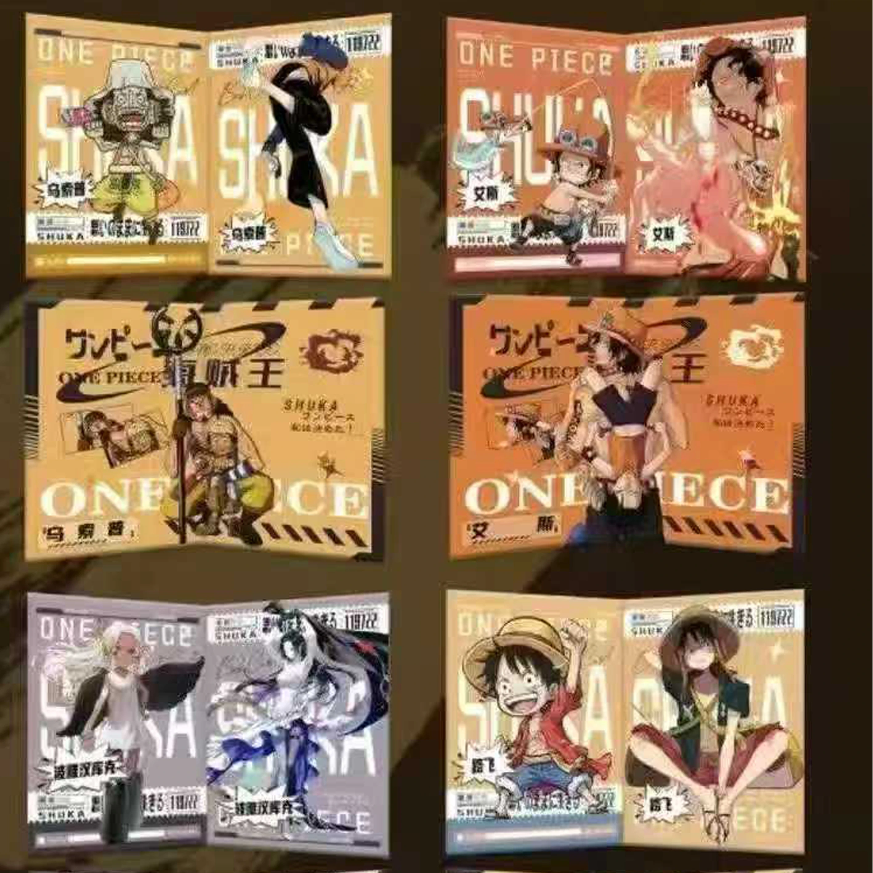 Groothandel nieuwste godin verhaal [One Piece] A5 spel kleur papier collectie kaart karakter anime hobby cadeau speelgoed sexy supplement b
